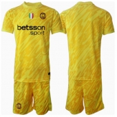 Inter Milan Keeper Uit tenue Kids 2024-25 Korte Mouwen (+ broek)