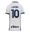 Inter Milan Lautaro Martinez #10 Uit tenue Dames 2024-25 Korte Mouwen