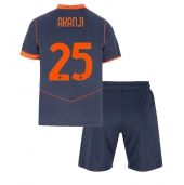 Inter Milan Manuel Akanji #25 Derde tenue Kids 2025-26 Korte Mouwen (+ broek)