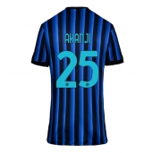 Inter Milan Manuel Akanji #25 Thuis tenue Dames 2025-26 Korte Mouwen