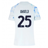 Inter Milan Manuel Akanji #25 Uit tenue Dames 2025-26 Korte Mouwen