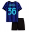 Inter Milan Matteo Darmian #36 Thuis tenue Kids 2025-26 Korte Mouwen (+ broek)