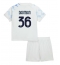 Inter Milan Matteo Darmian #36 Uit tenue Kids 2025-26 Korte Mouwen (+ broek)