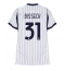 Inter Milan Yann Bisseck #31 Uit tenue Dames 2026-27 Korte Mouwen
