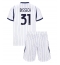 Inter Milan Yann Bisseck #31 Uit tenue Kids 2026-27 Korte Mouwen (+ broek)