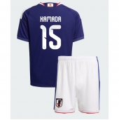 Japan Daichi Kamada #15 Thuis tenue Kids WK 2026 Korte Mouwen (+ broek)