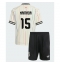 Japan Daichi Kamada #15 Uit tenue Kids WK 2026 Korte Mouwen (+ broek)