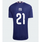 Japan Hiroki Ito #21 Thuis tenue Dames WK 2026 Korte Mouwen