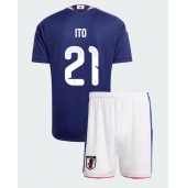 Japan Hiroki Ito #21 Thuis tenue Kids WK 2026 Korte Mouwen (+ broek)