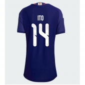 Japan Junya Ito #14 Thuis tenue Dames WK 2026 Korte Mouwen
