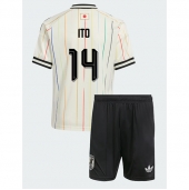 Japan Junya Ito #14 Uit tenue Kids WK 2026 Korte Mouwen (+ broek)