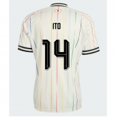 Japan Junya Ito #14 Uit tenue WK 2026 Korte Mouwen