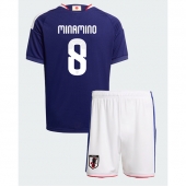 Japan Takumi Minamino #8 Thuis tenue Kids WK 2026 Korte Mouwen (+ broek)
