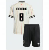 Japan Takumi Minamino #8 Uit tenue Kids WK 2026 Korte Mouwen (+ broek)