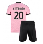 Juventus Andrea Cambiaso #20 Uit tenue Kids 2026-27 Korte Mouwen (+ broek)