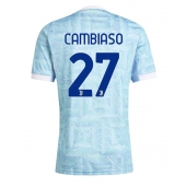Juventus Andrea Cambiaso #27 Uit tenue 2025-26 Korte Mouwen