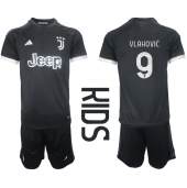 Juventus Dusan Vlahovic #9 Derde tenue Kids 2023-24 Korte Mouwen (+ broek)