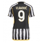 Juventus Dusan Vlahovic #9 Thuis tenue Dames 2023-24 Korte Mouwen