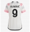 Juventus Dusan Vlahovic #9 Uit tenue Dames 2023-24 Korte Mouwen