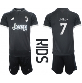 Juventus Federico Chiesa #7 Derde tenue Kids 2023-24 Korte Mouwen (+ broek)