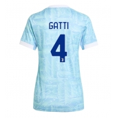 Juventus Federico Gatti #4 Uit tenue Dames 2025-26 Korte Mouwen