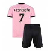 Juventus Francisco Conceicao #7 Uit tenue Kids 2026-27 Korte Mouwen (+ broek)