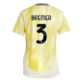 Juventus Gleison Bremer #3 Uit tenue Dames 2024-25 Korte Mouwen