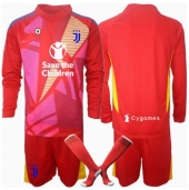 Juventus Keeper Thuis tenue Kids 2024-25 Lange Mouwen (+ broek)