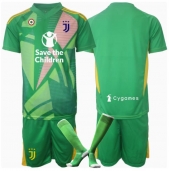 Juventus Keeper Uit tenue Kids 2024-25 Korte Mouwen (+ broek)