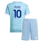 Juventus Kenan Yildiz #10 Uit tenue Kids 2025-26 Korte Mouwen (+ broek)
