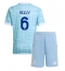 Juventus Lloyd Kelly #6 Uit tenue Kids 2025-26 Korte Mouwen (+ broek)