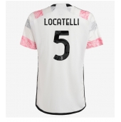 Juventus Manuel Locatelli #5 Uit tenue 2023-24 Korte Mouwen