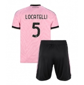 Juventus Manuel Locatelli #5 Uit tenue Kids 2026-27 Korte Mouwen (+ broek)