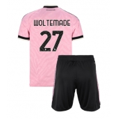 Juventus Nick Woltemade #27 Uit tenue Kids 2026-27 Korte Mouwen (+ broek)