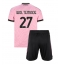 Juventus Nick Woltemade #27 Uit tenue Kids 2026-27 Korte Mouwen (+ broek)