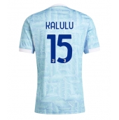 Juventus Pierre Kalulu #15 Uit tenue 2025-26 Korte Mouwen