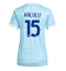 Juventus Pierre Kalulu #15 Uit tenue Dames 2025-26 Korte Mouwen