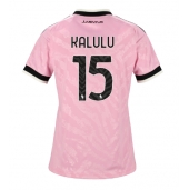 Juventus Pierre Kalulu #15 Uit tenue Dames 2026-27 Korte Mouwen