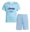 Juventus Pierre Kalulu #15 Uit tenue Kids 2025-26 Korte Mouwen (+ broek)