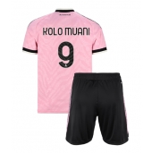 Juventus Randal Kolo Muani #9 Uit tenue Kids 2026-27 Korte Mouwen (+ broek)