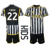 Juventus Timothy Weah #22 Thuis tenue Kids 2023-24 Korte Mouwen (+ broek)
