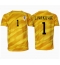 Kroatië Dominik Livakovic #1 Keeper Thuis tenue EK 2024 Korte Mouwen