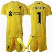 Liverpool Alisson Becker #1 Keeper Derde tenue Kids 2024-25 Korte Mouwen (+ broek)
