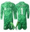 Liverpool Alisson Becker #1 Keeper Uit tenue Kids 2024-25 Lange Mouwen (+ broek)
