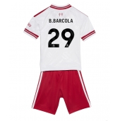 Liverpool Bradley Barcola #29 Uit tenue Kids 2026-27 Korte Mouwen (+ broek)