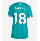 Liverpool Cody Gakpo #18 Derde tenue Dames 2025-26 Korte Mouwen