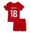 Liverpool Cody Gakpo #18 Thuis tenue Kids 2023-24 Korte Mouwen (+ broek)