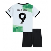 Liverpool Darwin Nunez #9 Uit tenue Kids 2023-24 Korte Mouwen (+ broek)