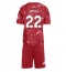 Liverpool Hugo Ekitike #22 Thuis tenue Kids 2026-27 Korte Mouwen (+ broek)