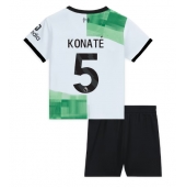 Liverpool Ibrahima Konate #5 Uit tenue Kids 2023-24 Korte Mouwen (+ broek)